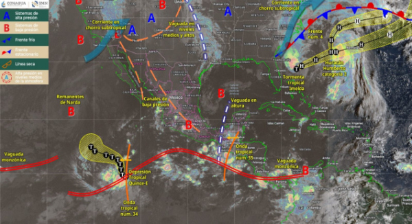 Continuará la presencia de lluvias en Oaxaca durante este martes