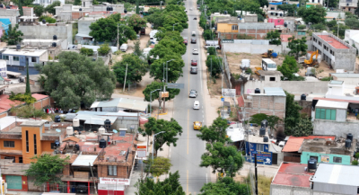 Avanzan Senderos Seguros en carretera a Santa María Atzompa
