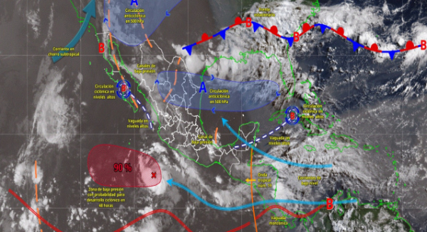 Lluvias y tormentas aisladas continuarán en diversas regiones de Oaxaca