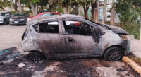 FGEO investiga incendio de dos vehículos en San Sebastián Tutla