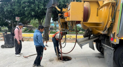 Con Destape al drenaje se fortalece infraestructura pluvial en Oaxaca de Juárez