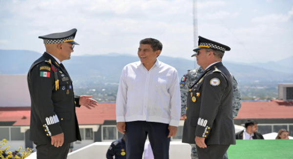 Atestigua Salomón Jara Toma de protesta de mando de la Guardia Nacional
