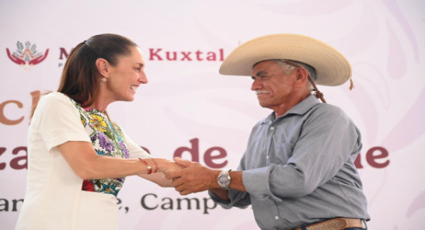 Presidenta Claudia Sheinbaum concluye gira por Campeche y Yucatán con inauguraciones en salud y educación