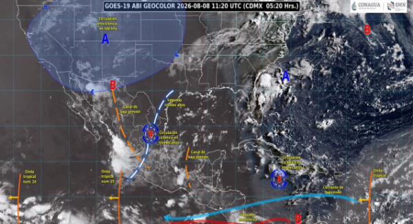 Este sábado pronostican lluvias y bochorno en diversas regiones de Oaxaca
