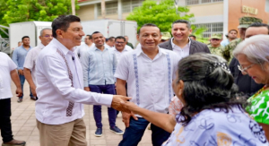 Salomón Jara visita Juchitán y refrenda compromiso con la seguridad y gobernabilidad del municipio