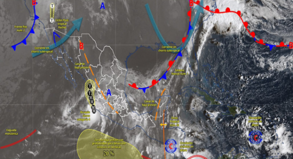 Prevén lluvias moderadas en zonas montañosas de Oaxaca este domingo