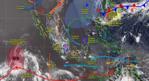 Continuarán las lluvias de intensidad variable en diversas regiones de Oaxaca