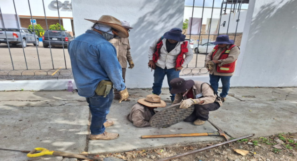 Rehabilitan Ceabien y Soapa red de drenaje sanitario en calzada Niños Héroes de Chapultepec, en la capital