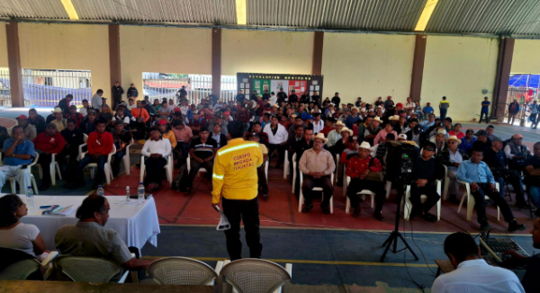 Recibe San José Tenango adiestramiento sobre el uso y manejo del fuego
