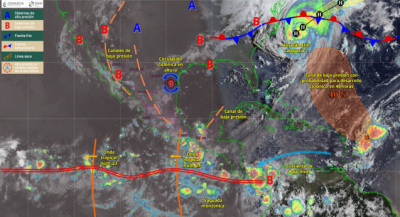 Persistirán lluvias en la Sierra Sur y algunas zonas de los Valles Centrales y Mixteca para este jueves