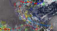 Interacción de sistemas meteorológicos favorecerá temporal de lluvias en gran parte de Oaxaca