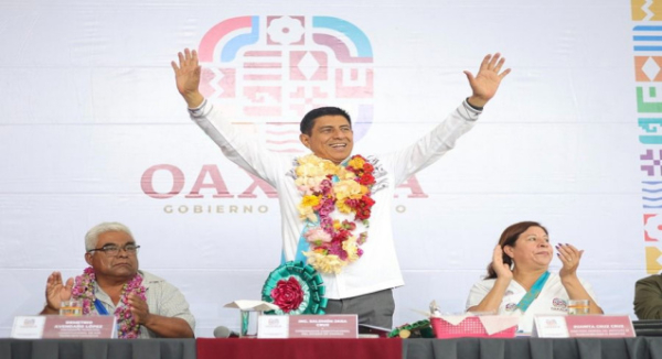 Transforma Salomón Jara con obras y acciones a San Francisco Cahuacuá