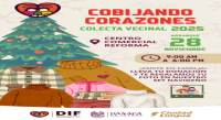 El DIF Municipal de Oaxaca de Juárez invita a participar en la colecta “Cobijando Corazones 2025”