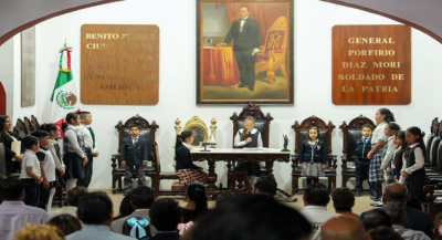 Oaxaca de Juárez celebra Cabildo Infantil 2025 en el Día de la Niña y el Niño