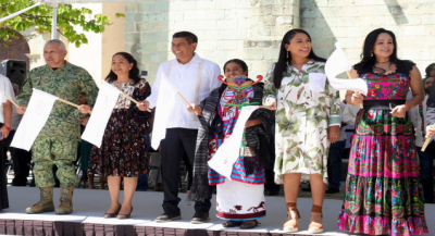 Pone en marcha Gobernador de Oaxaca rutas de BinniBus a sedes de actividades de la Guelaguetza 2025