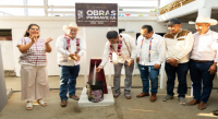 Inaugura Salomón Jara rehabilitación del sistema de agua potable en Santa María Tonameca