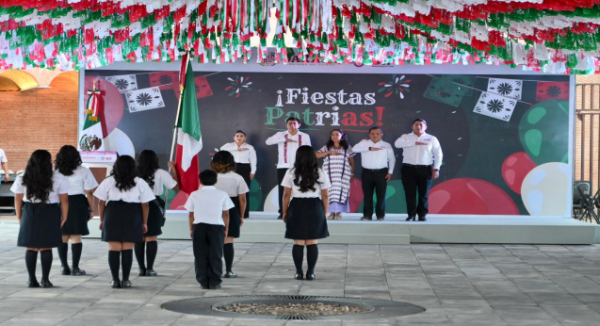 Celebra DIF Oaxaca Fiestas Patrias con niñas, niños y adolescentes de los CAS