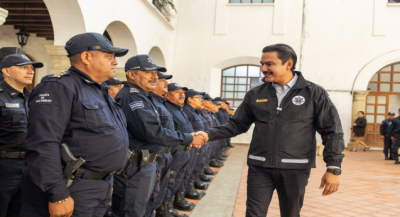 Ray Chagoya reconoce labor de la Policía Municipal de Oaxaca de Juárez en su 36 aniversario