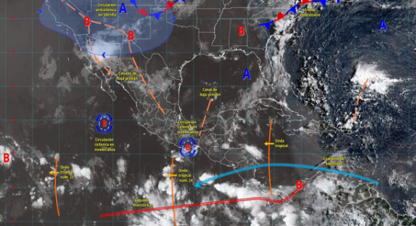 Pronostican lluvias, actividad eléctrica y ambiente caluroso en Oaxaca