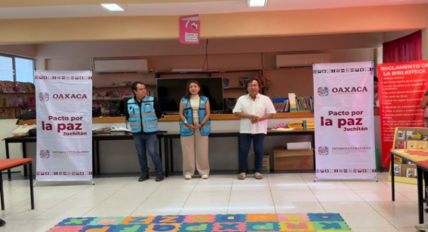 Fortalece Gobierno estatal lucha contra la discriminación lingüística en Juchitán