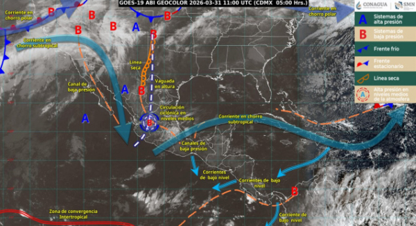 Prevén lluvias, tormentas eléctricas y oleaje elevado para este martes en Oaxaca