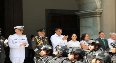 Preside Salomón Jara Desfile Cívico – Militar conmemorativo al 215 Aniversario de la Independencia de México