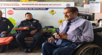 Policía Vial de Oaxaca de Juárez recibe capacitación en movilidad incluyente