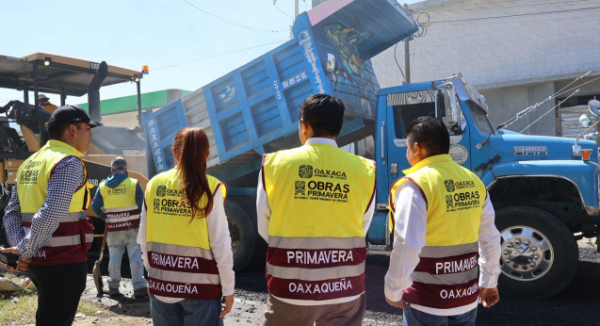 Plan Estatal de Bacheo mejora la movilidad en la Zona Metropolitana de Oaxaca