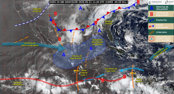 Se pronostican lluvias, chubascos y tormentas aisladas en regiones montañosas de Oaxaca
