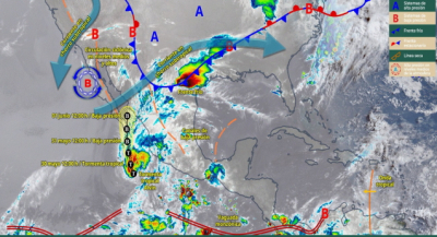 Se prevén tormentas vespertinas en gran parte de Oaxaca por ingreso de humedad
