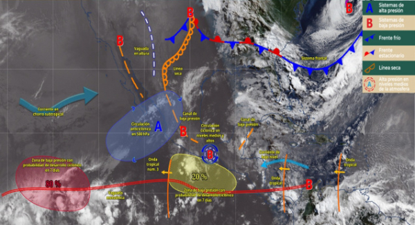 Persistirán tormentas y chubascos en regiones montañosas de Oaxaca