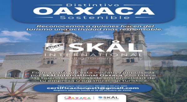 ¿Eres empresa turística? Obtén el Distintivo Oaxaca Sostenible