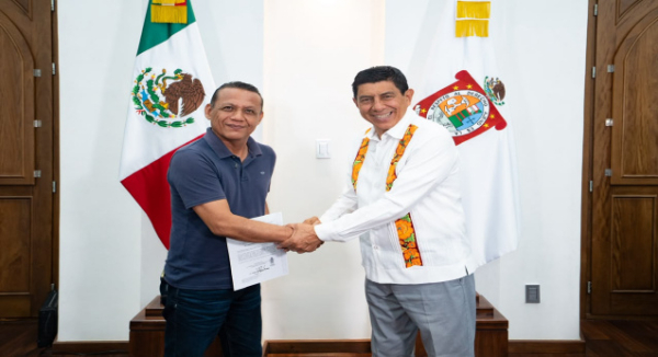 Designa el Gobernador Salomón Jara a Francisco Vásquez como Comisionado Municipal en Juchitán de Zaragoza