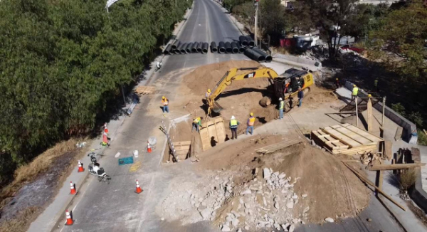 Instala Soapa más de 10 mil metros lineales de tubería en zona metropolitana para captación de aguas residuales