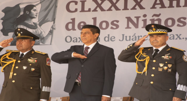 Conmemora Gobernador de Oaxaca 179 aniversario de la Gesta Heroica de los Niños Héroes de Chapultepec