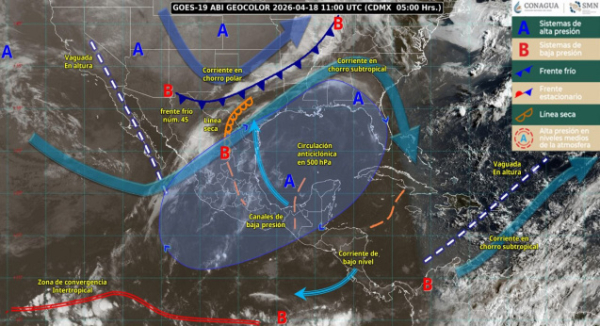 Prevén lluvias en zonas montañosas de Oaxaca
