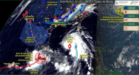 Remanentes de “John” y tormenta tropical “Helene” mantendrán temporal lluvioso en Oaxaca