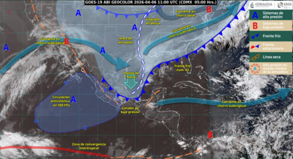 Se prevén tormentas, granizo y vientos intensos en diversas regiones de Oaxaca