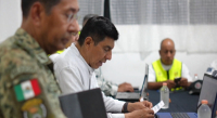 Oaxaca: Informan a la población los trabajos y acciones a realizar por huracán John