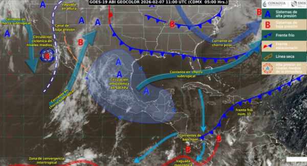 Se prevé tiempo estable con intensa radiación solar y frío nocturno en zonas montañosas de Oaxaca