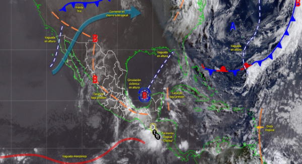 Se mantiene el potencial de lluvias y viento en gran parte del estado