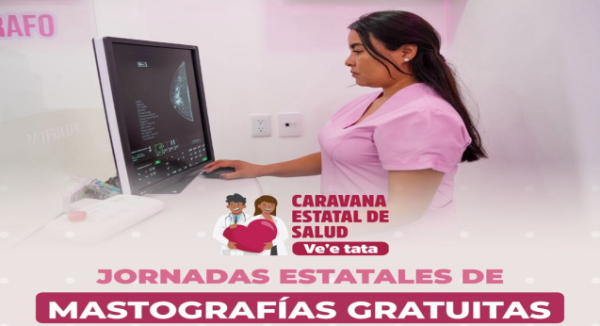 Mastografías gratuitas llegarán a comunidades de la Sierra Sur, Costa y Mixteca