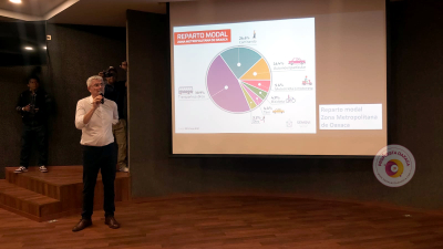 "Reparto modal de la Ciudad de Oaxaca permite impulsar movilidad sustentable": Héctor Zamarrón