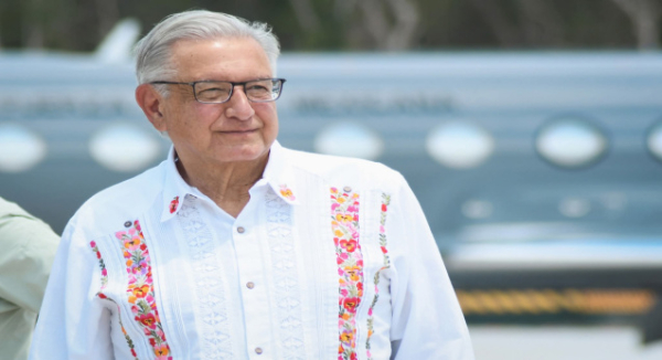 Reaparece López Obrador; expresa respaldo a Sheinbaum y afirma: “Que regrese el otro Trump”