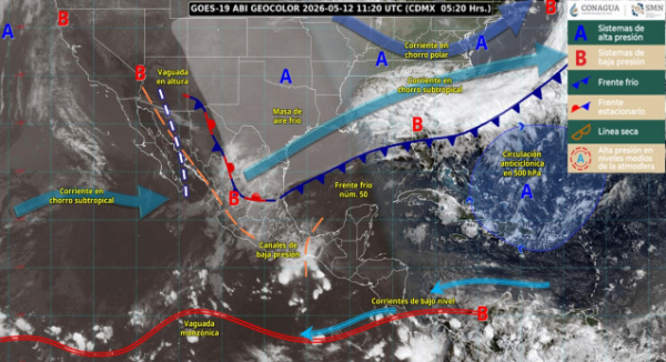 Prevén tormentas de corta duración con posible caída de granizo en Oaxaca