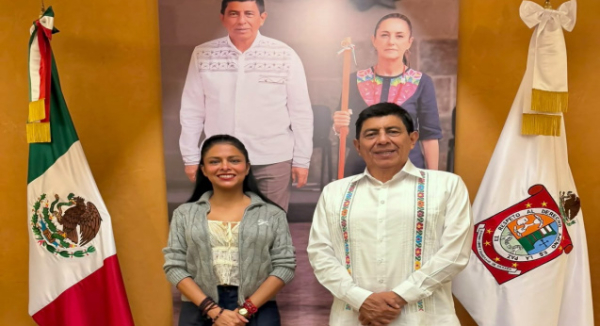 Nombra Gobernador Salomón Jara a Fernanda Chávez Cruz directora general del IEEPO