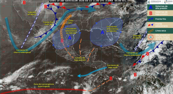 Persisten lluvias aisladas y ambiente caluroso para este martes en Oaxaca