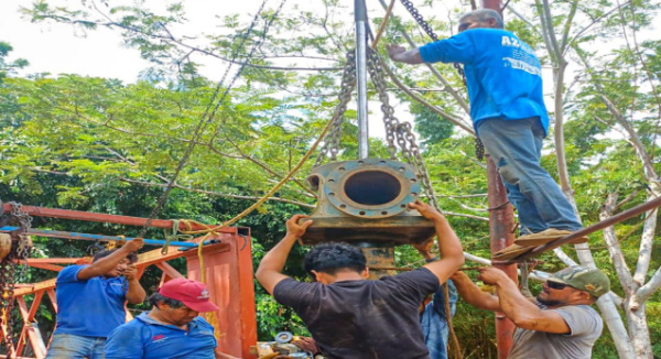Se reanuda abasto de agua potable en Matías Romero