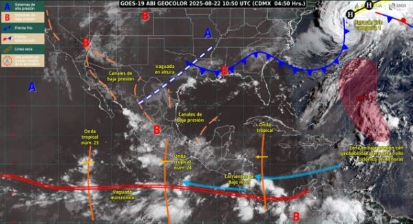 Persistirán las lluvias de intensidad variable en Oaxaca durante este viernes