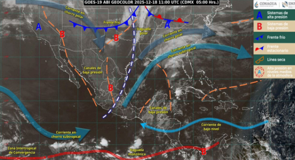 Pronostican posibles heladas ligeras en picos altos de la Mixteca, Sierra Sur y Sierra de Juárez